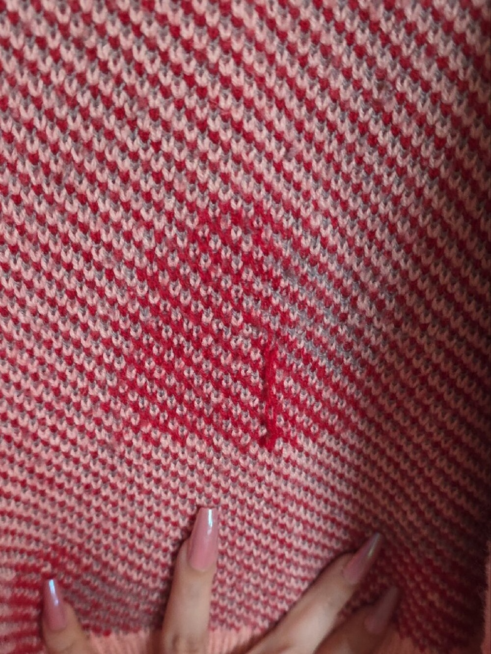 SHEIN Pink Strawberry Print Open-Front Cardigan - Picture 4 of 5